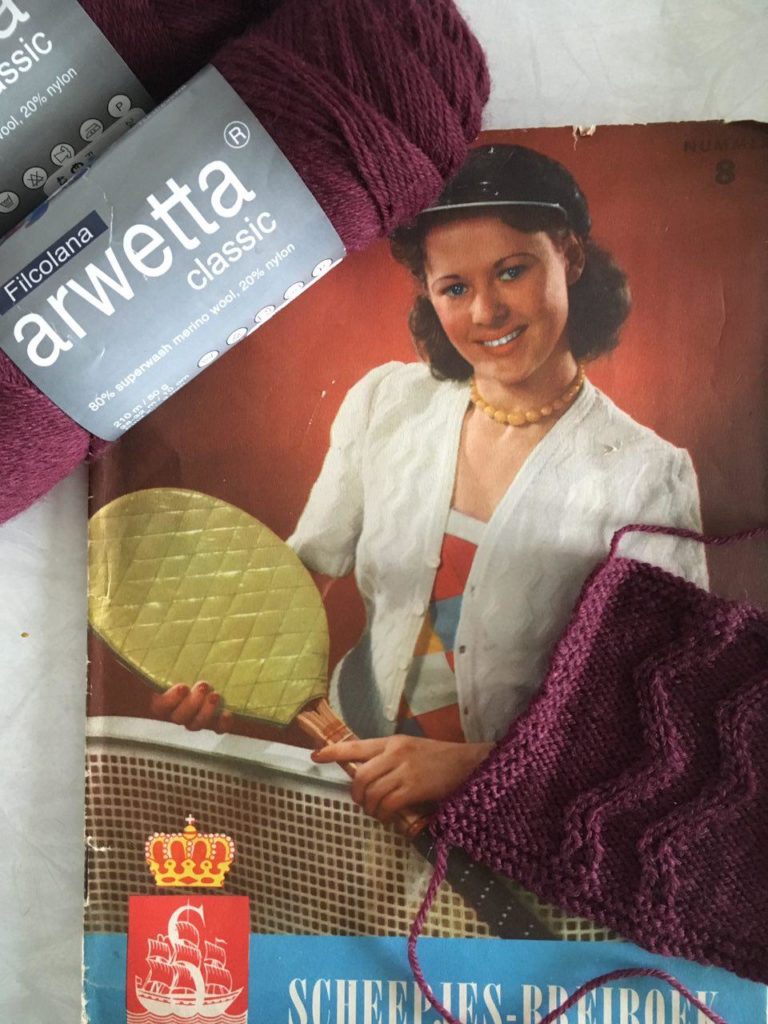 Scheepjes-Breiboek, Arwetta classic, proeflapje, kabels