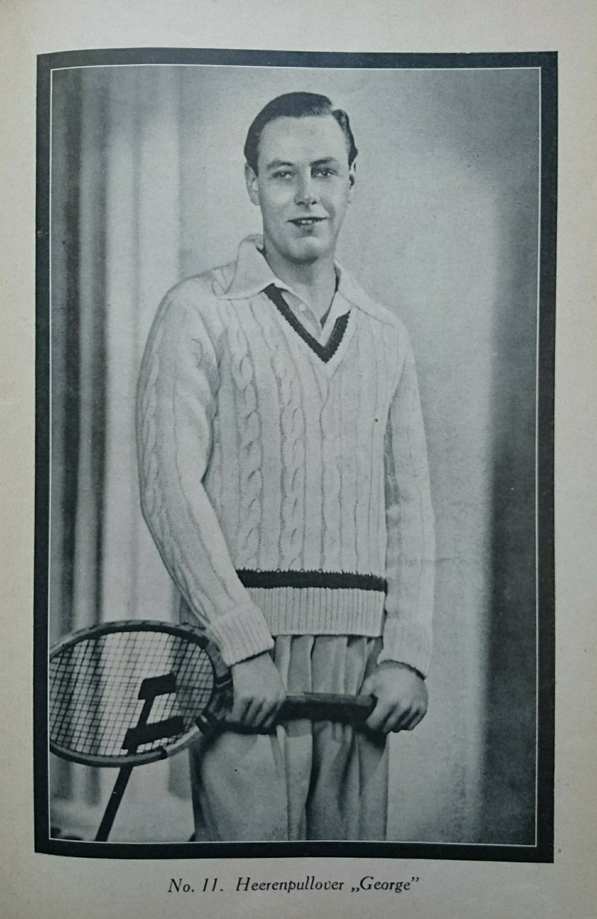 De Breistaat vintage breien tennisjumper Steek voor steek