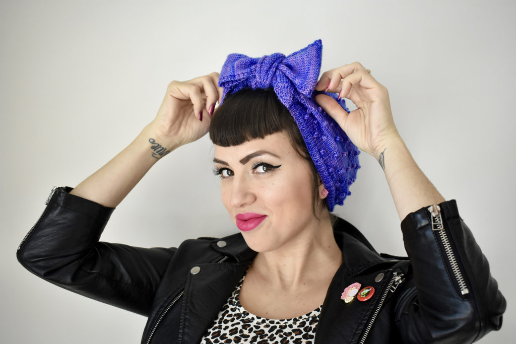 De Breistaat vintage breien Amy Appel Poison Grrls Frenchy Turban